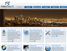 Tablet Screenshot of nextechpartners.com